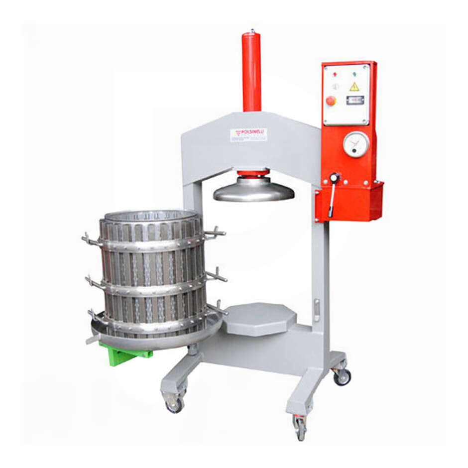 Alfa 50 Inox Vertical press with Rotating Cage