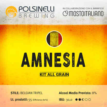All grain Kit Amnesia für 55 L - Belgian Tripel 