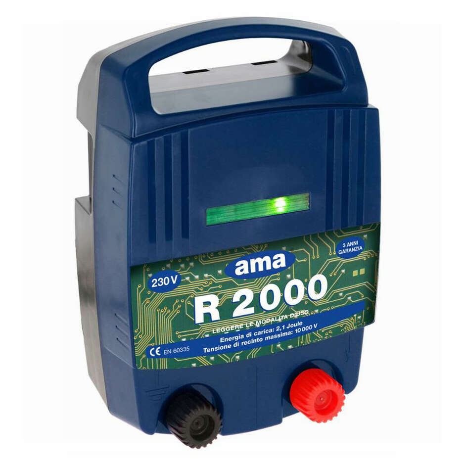 AMA Ranch R2000 batteriebetriebener Zaunelektrifizierer 230V - 1,7 J