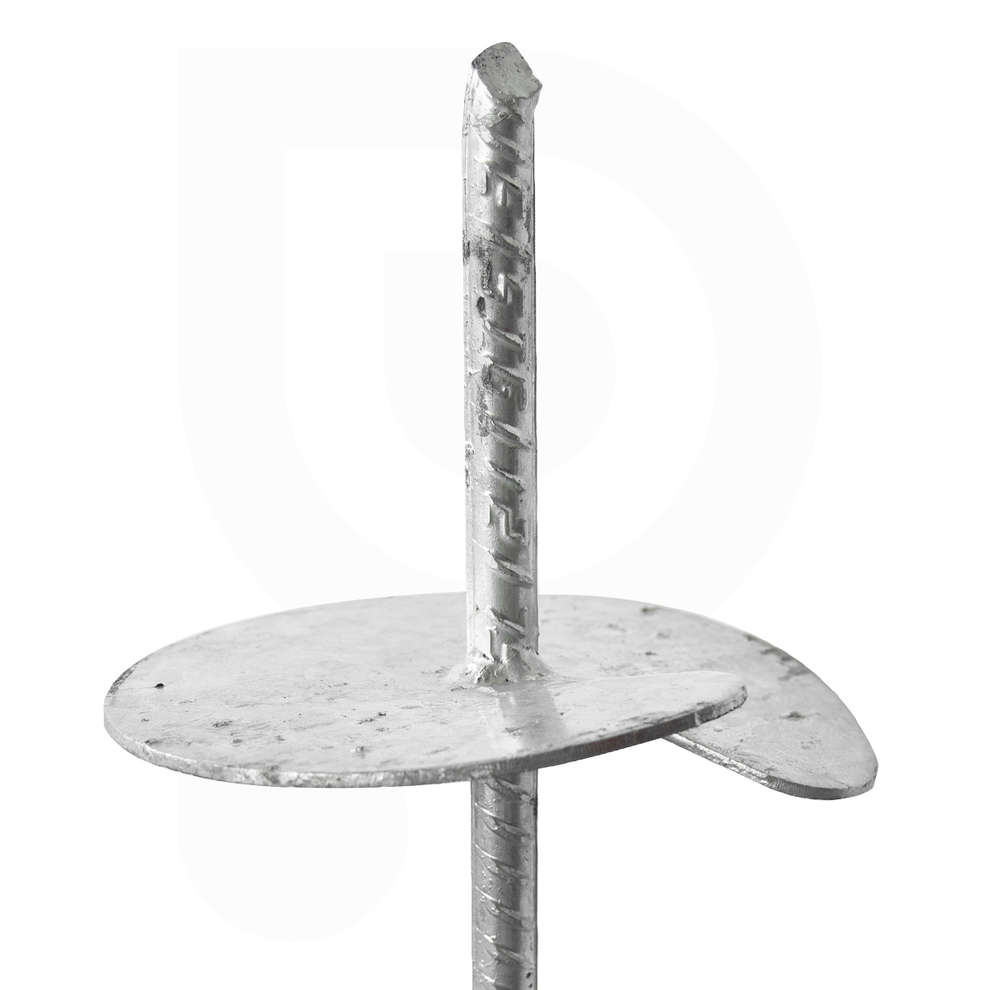 Ancora elicoidale zincata a caldo - 1 mt (2 pezzi)