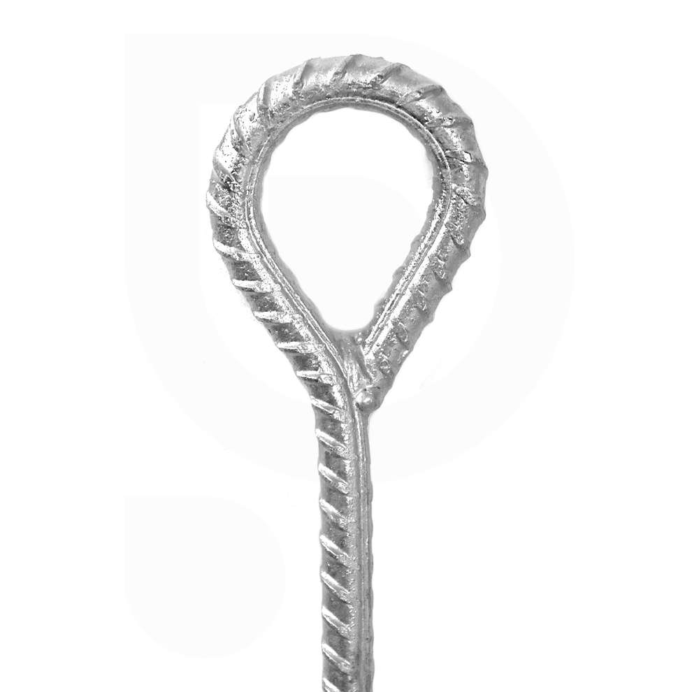 Ancrage hélicoïdal galvanisé à chaud - 1 mt (2 pcs)