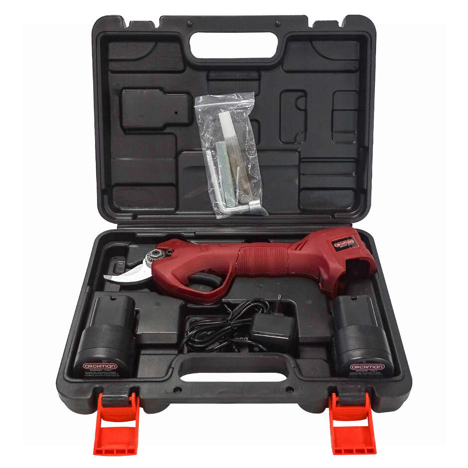 ARCHMAN FE04-25 Schnurlose elektrische Astschere mit 2 Batterien