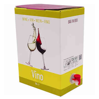 Bag in Box VINO con bolsa 5 L (50 piezas)