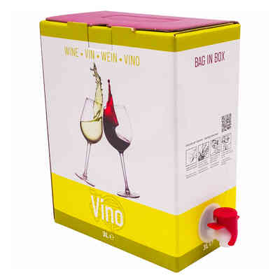 Bag in Box WEIN mit Beutel 3 L (10 stück)