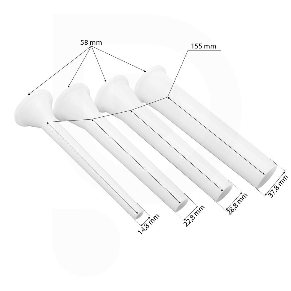 Bagging funnels series 4 for 5-8 kg bagging machines
