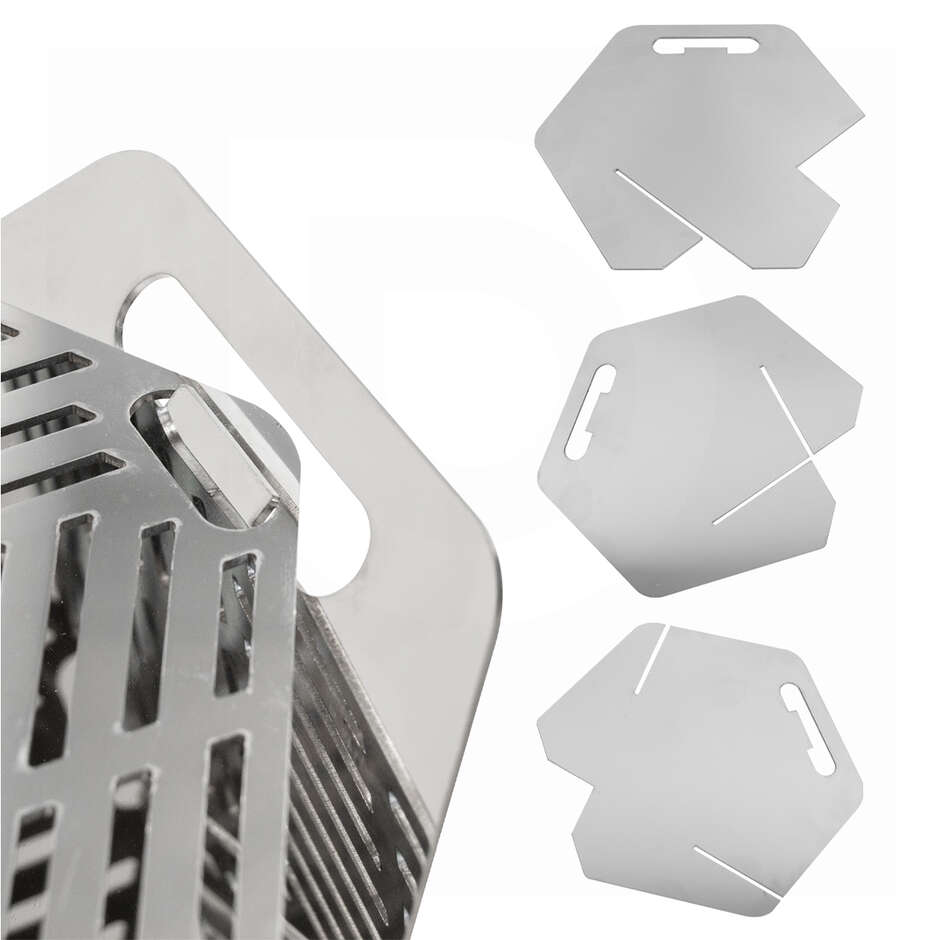 Barbecue de camping portable en acier inoxydable AISI 304