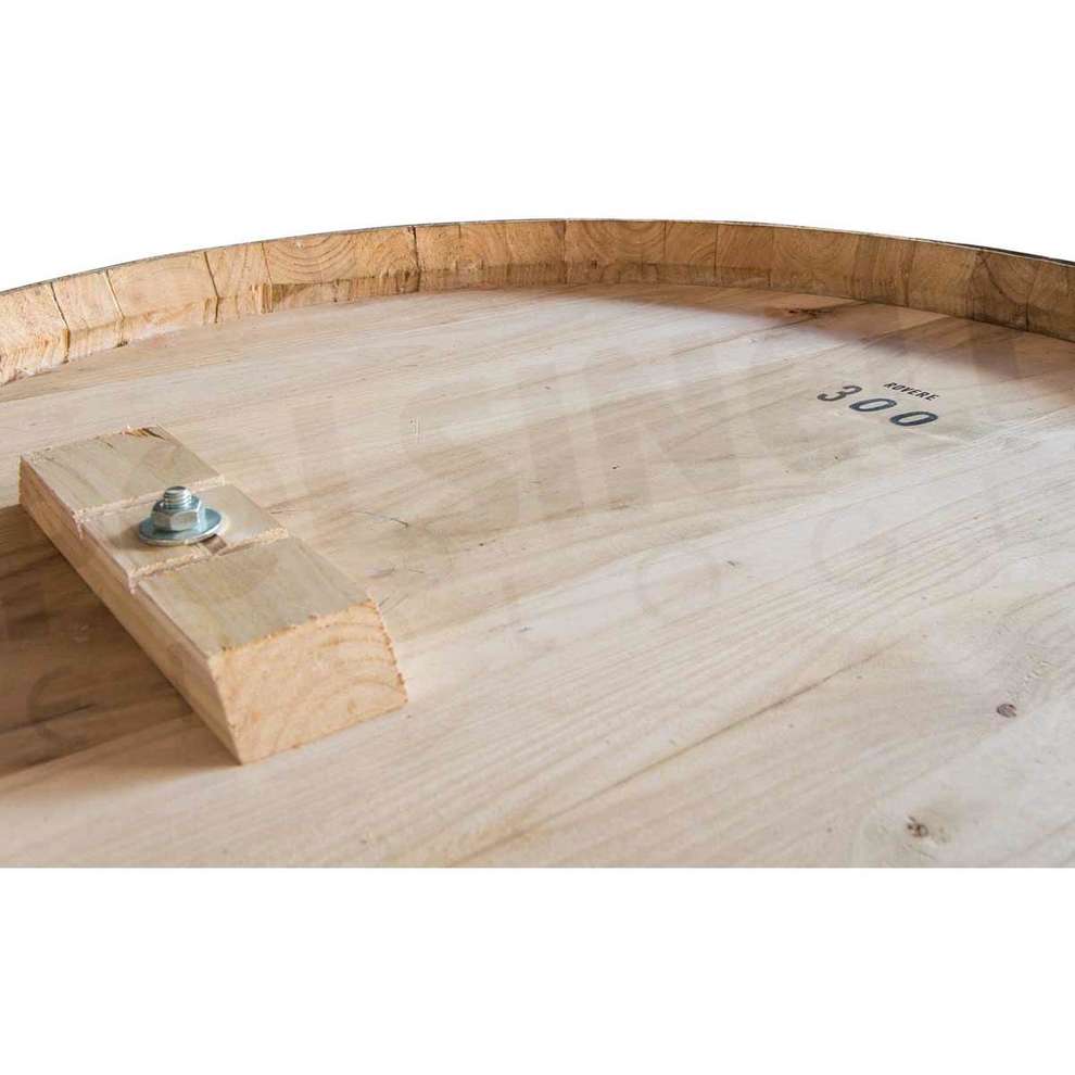 Barril de roble 300 L con puerta regenerada interior e exterior