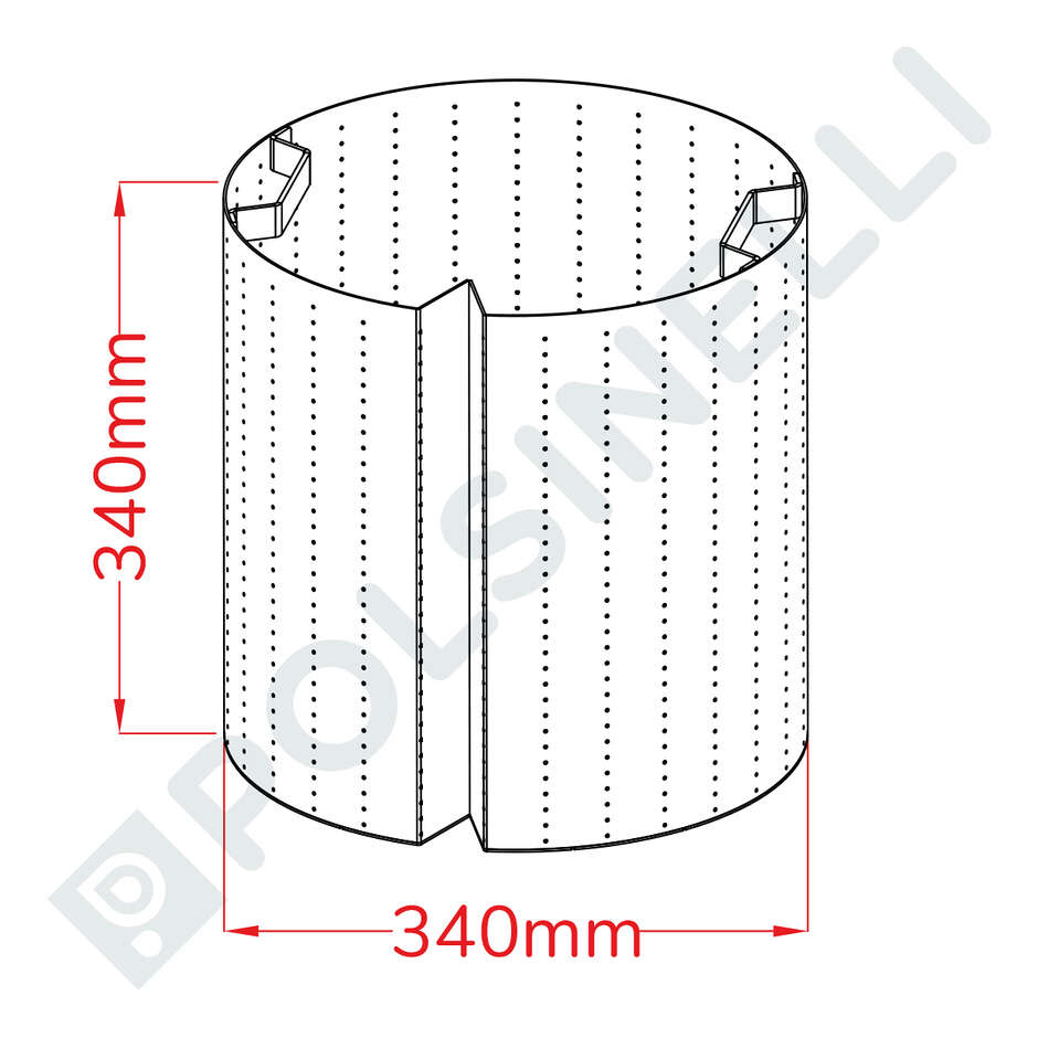 Filtro de 35L para cesto de grãos