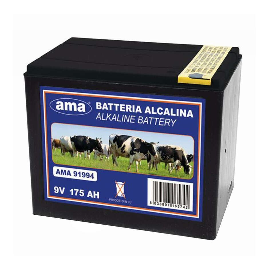 Batteria alkalina per recinti elettrificati 9 V 175AH
