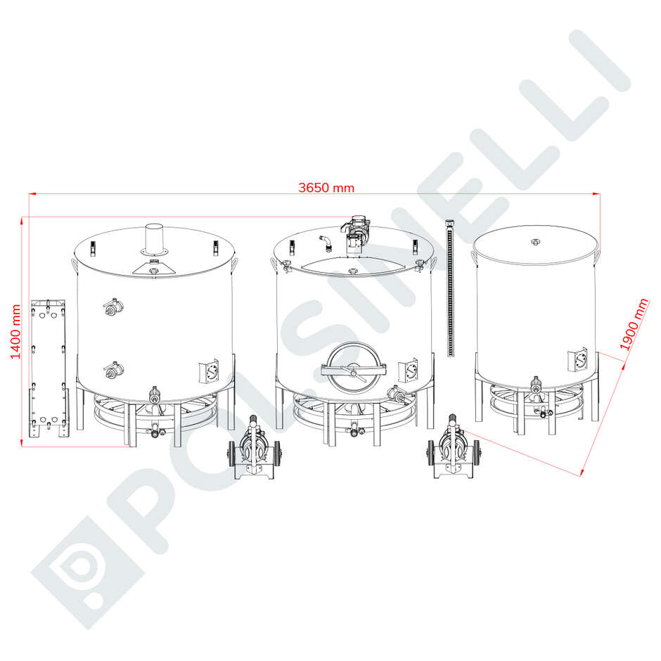 Beer brewing system Junior 500 Extra