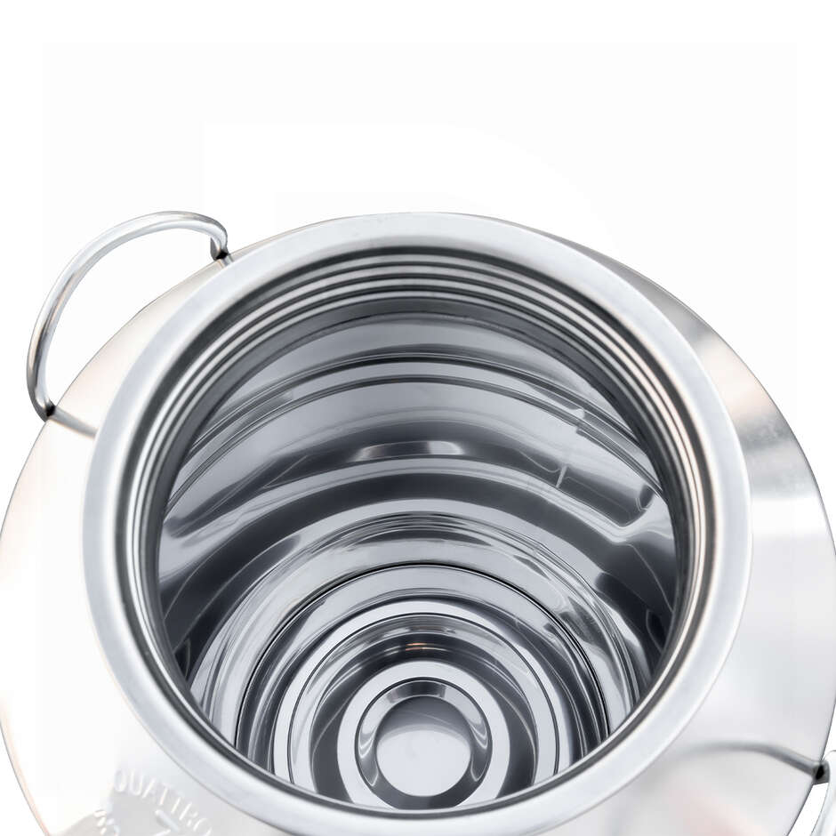 Bidón inox fondo liso 75 L