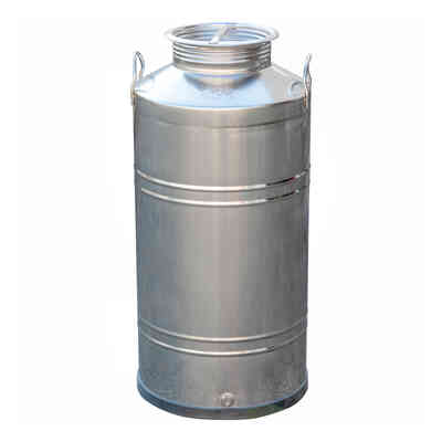 Bidón inox fondo liso 75 L