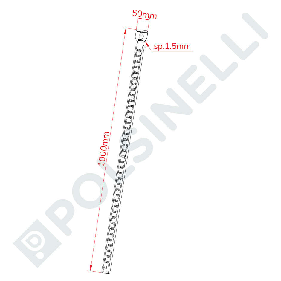 Birrometro Inox per fermentatore 150/200