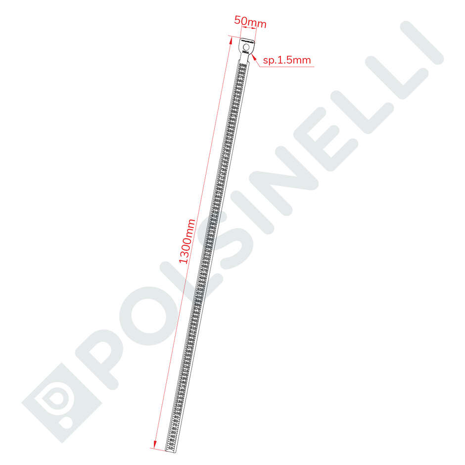 Mesureur de niveau Inox Birrometro 1000 pour réservoirs et cuves de sucrage