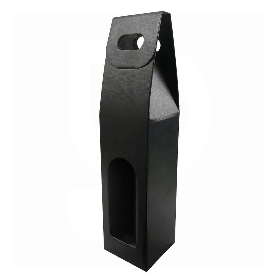 Coffret noir pour 1 bouteille (50 pcs)