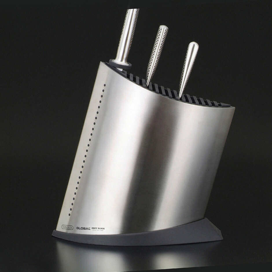 Bloc couteaux Global GKB-51 Inox - 13 emplacements