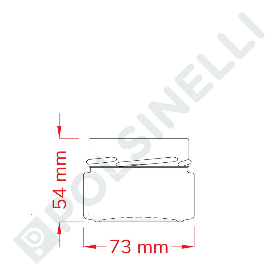 Bocal à couvercle ERGO vissé 106 mL avec haut cap flip noir (24 pcs)