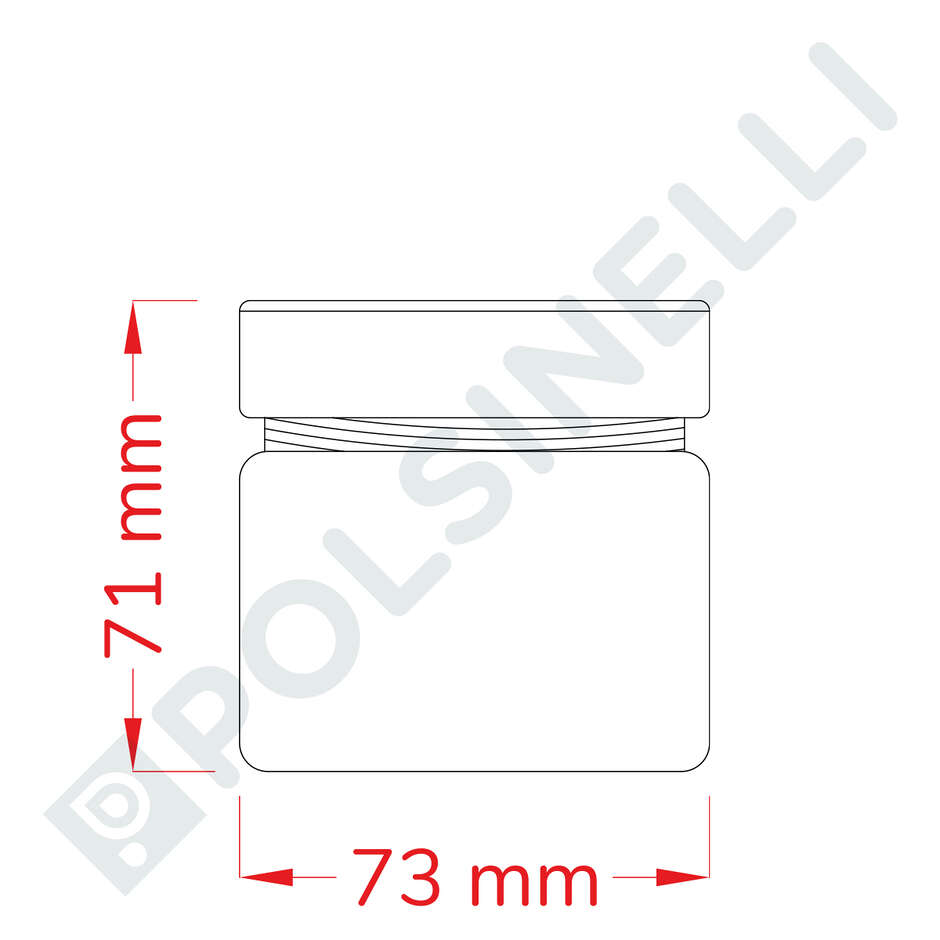 Bocal à couvercle ERGO vissé 156 mL avec haut cap flip cuivre (24 pcs)