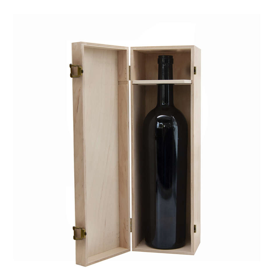 Boîte en bois pour bouteille Magnum 3 L (1 pièce)