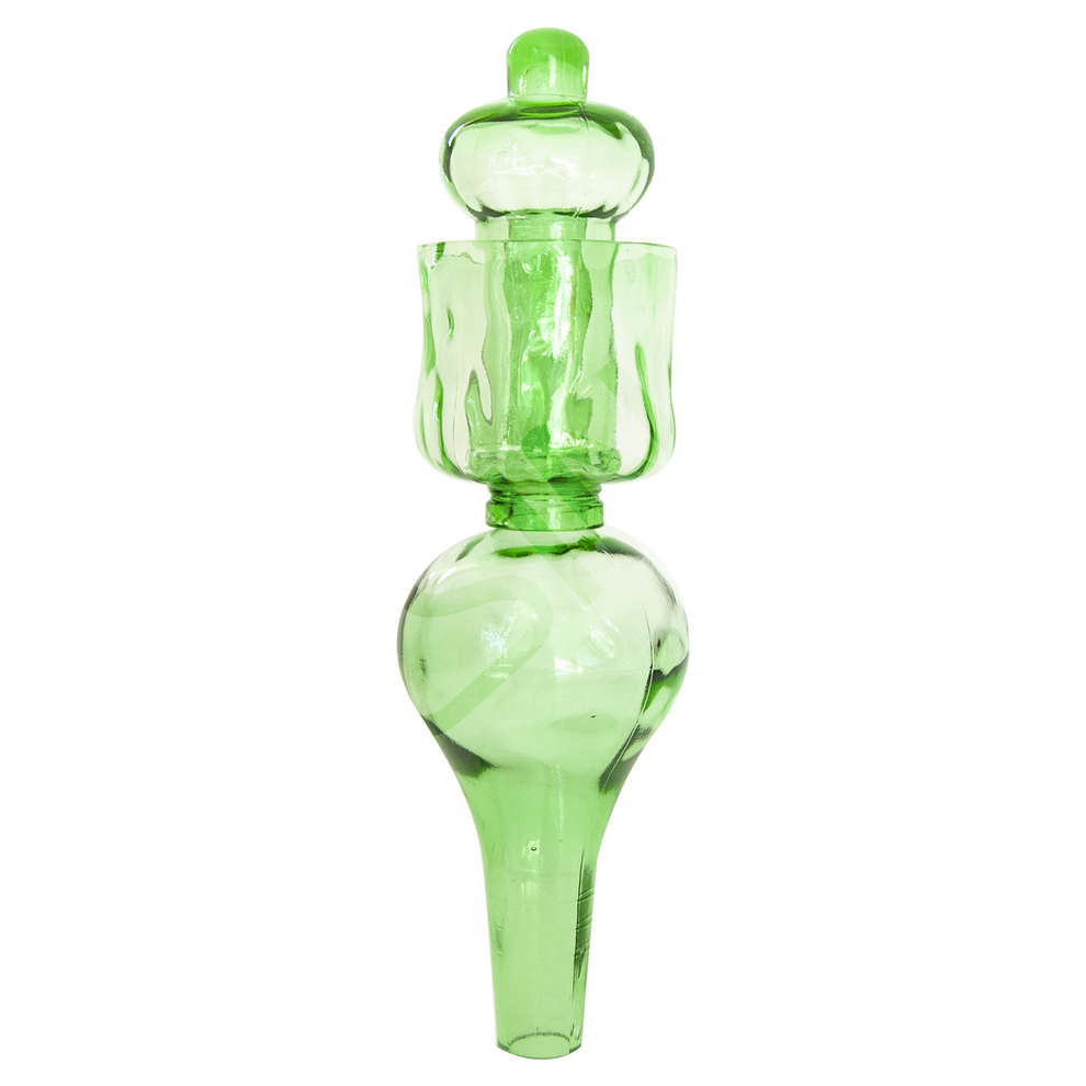 Bonde à ouillage grand en verre pour tonneaux - Vert