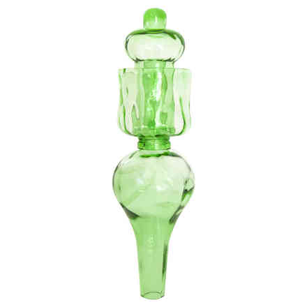 Bonde à ouillage grand en verre pour tonneaux - Vert