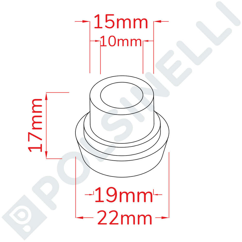 Boquilla de acero inox DIN 10 M soldada
