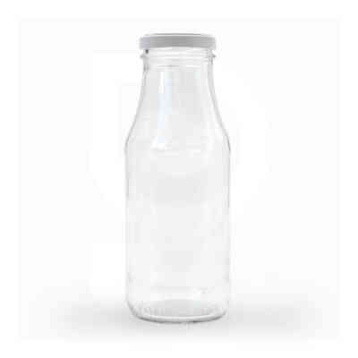 Botella de jugo de fruta plus de 200 ml con tapón (35 piezas)