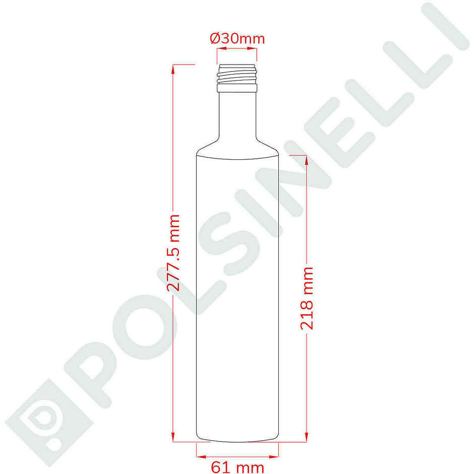 Bottiglia Dorica 500 mL (1120 pezzi) 