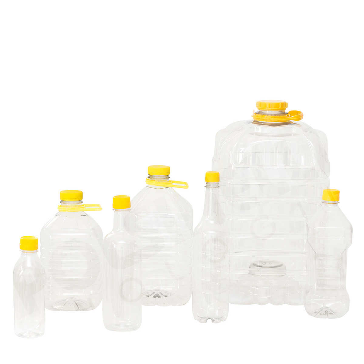 20 Pz.) Bottiglie plastica 1 litro