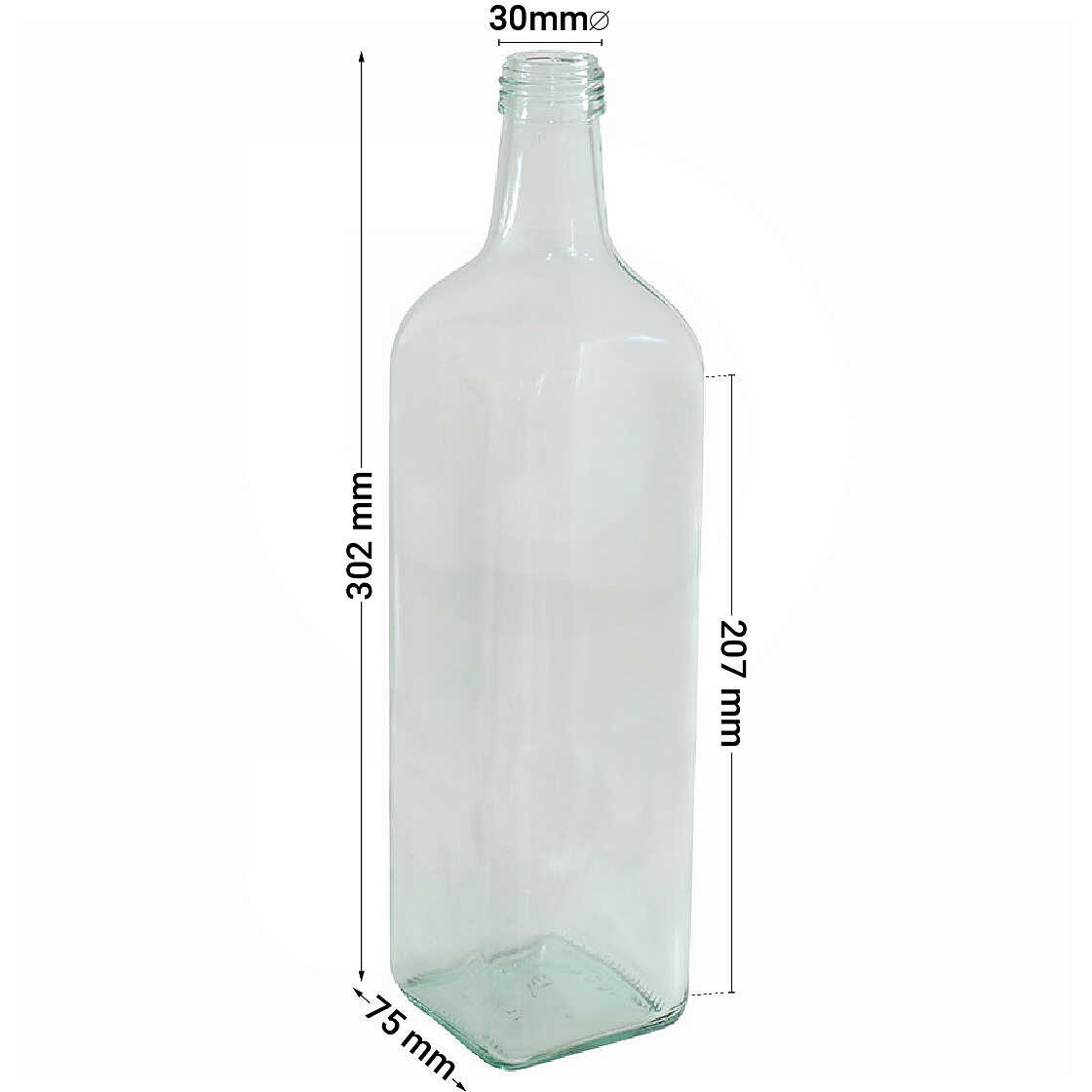 Bottiglia Marasca 1 L mb (20 pezzi) CVP0117.20