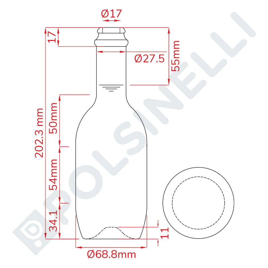 Bottiglia per birra Malt 330 mL (19 pezzi)