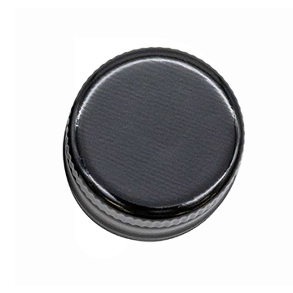 Bouchon à vis non fileté noir avec verseur ø 31,5 (2800 Pcs)