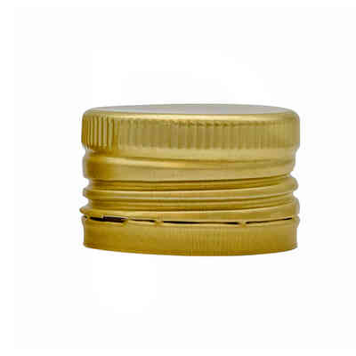 Bouchon à vis pré-fileté avec verseur doré ⌀35 (100 pcs)