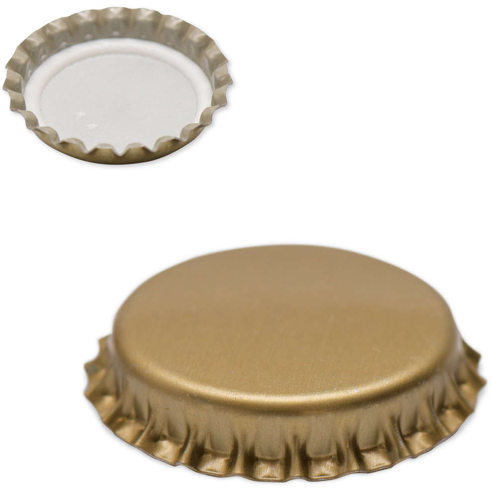 Bouchon couronne doré ⌀26 (100 pcs)