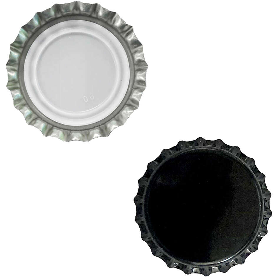 Bouchon couronne noir ⌀26 BPA free (10000 pièces)