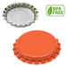 Bouchon couronne Orange ⌀26 BPA free (200 pièces)