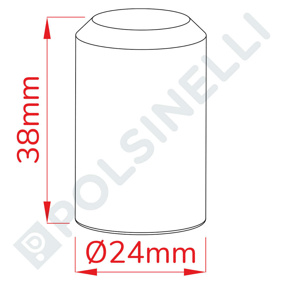 Bouchon en liège aggloméré 24x38 (100 pcs)