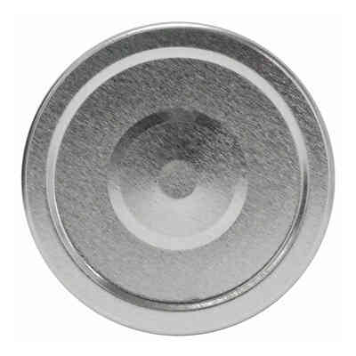 Bouchon haut Argent Ø70 avec flip pour bocal Ergo (100 pcs.)