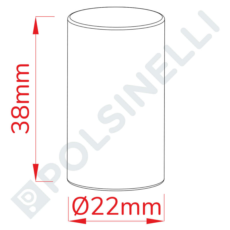 Bouchon synthétique 22x38 (100 pcs)