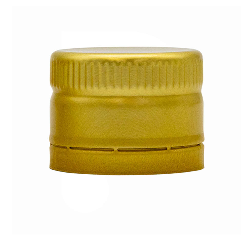 Bouchon à vis non fileté Or avec verseur ø 31,5 (100 Pcs)