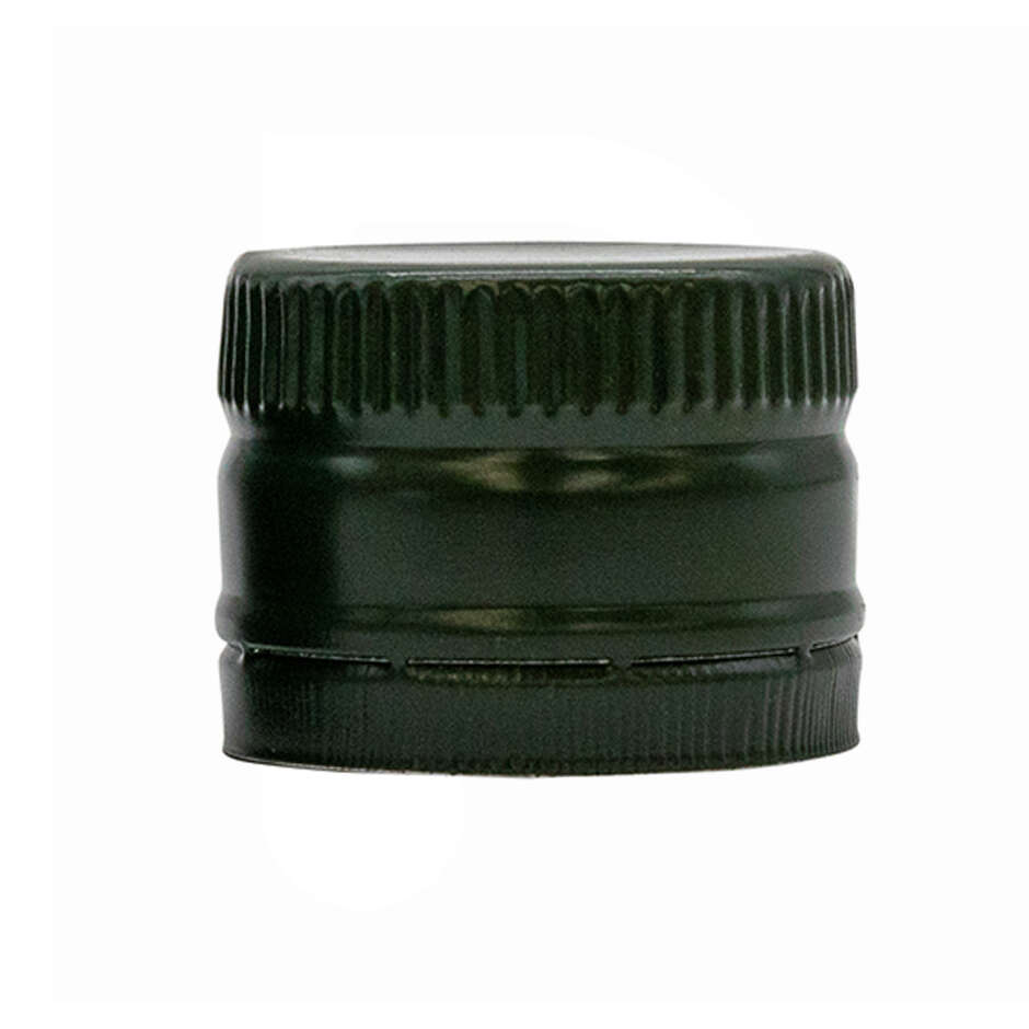 Bouchon à vis non fileté vert avec verseur ø 31,5 (100 Pcs)