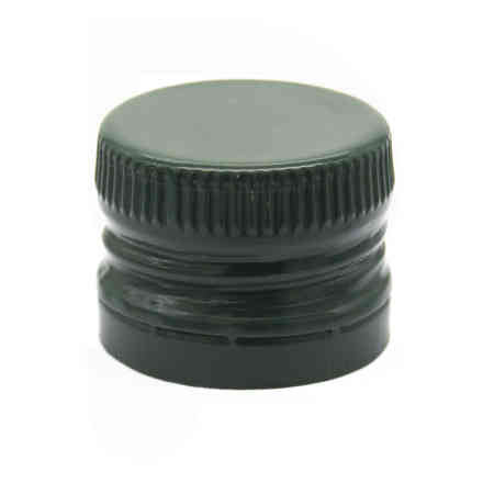 Bouchon à vis pré-fileté vert avec verseur détachable ⌀31,5 (100 pcs)