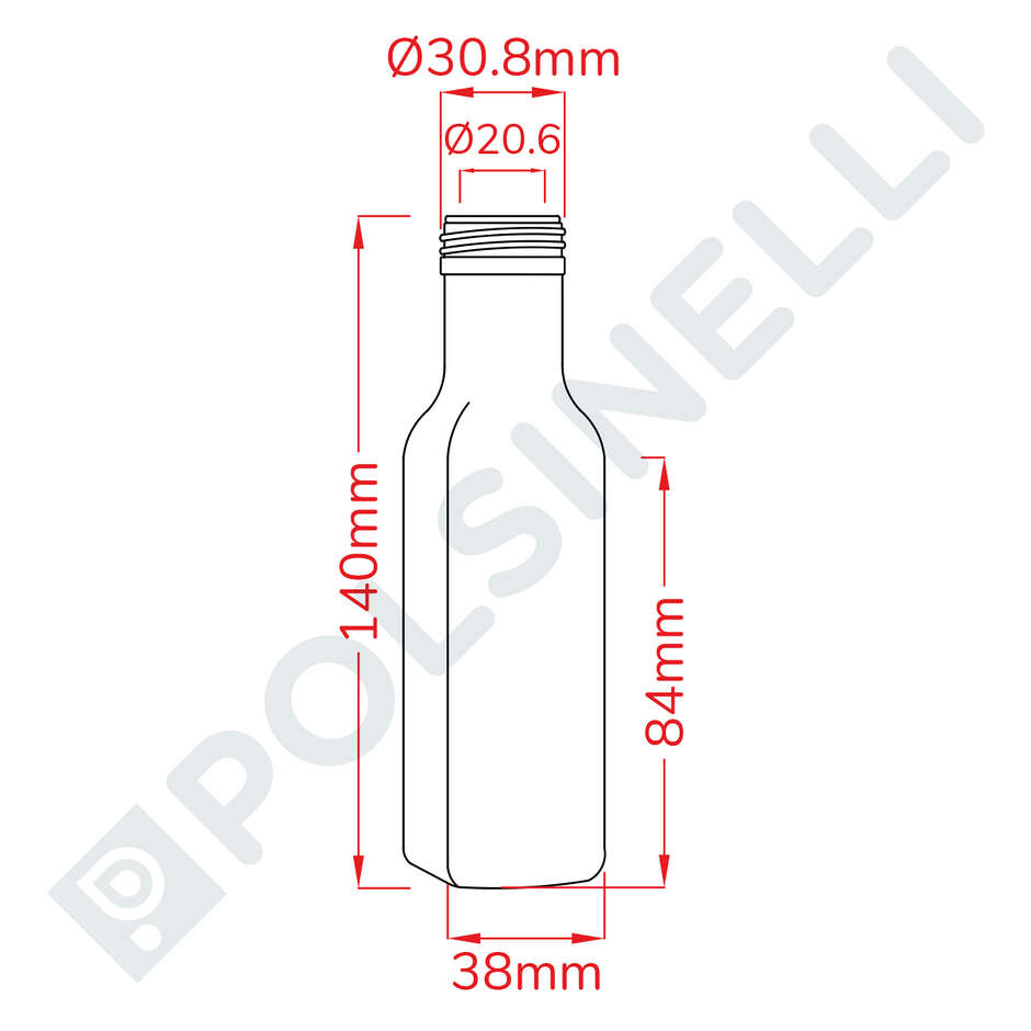 Bouteille Marasca Vert UVAG 100 ml  (56 pcs)