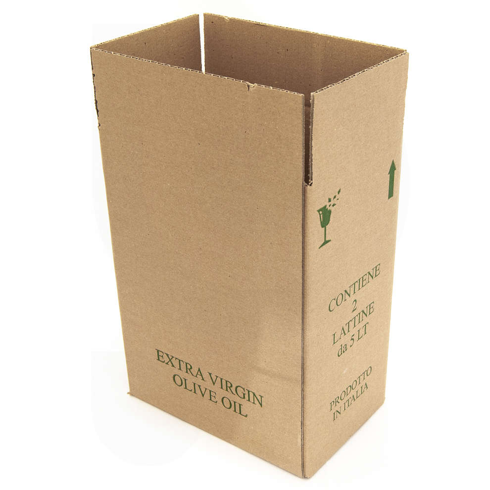 Box for 2 5-litre olive oil tins (10 pcs)