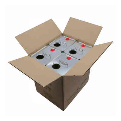 Box for 4 olive oil tins of 5 L (10 pcs.)