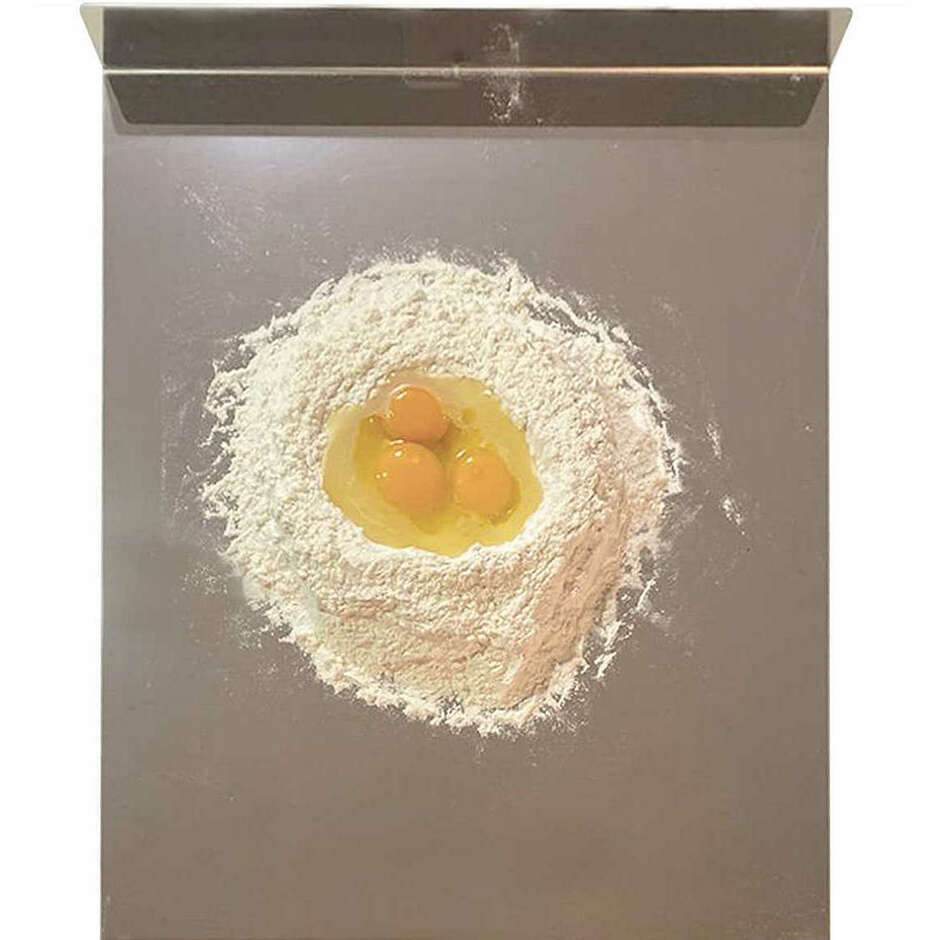 Brett aus Edelstahl AISI 304 mit Rand - 80x50 cm