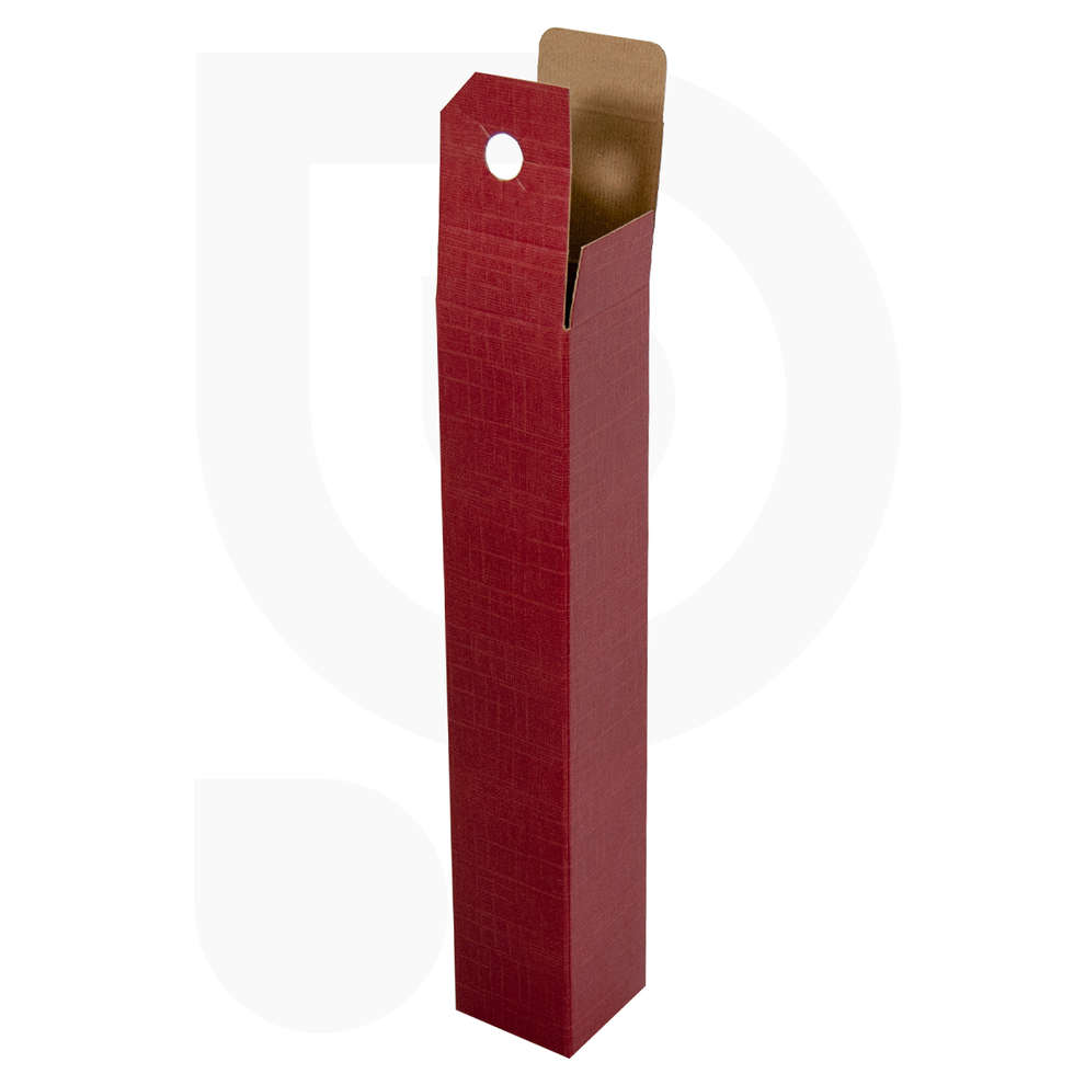 Burgundy carry wine box for 1 bottle (10 pieces)