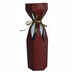 Burgundy carry wine sack (10 pieces)