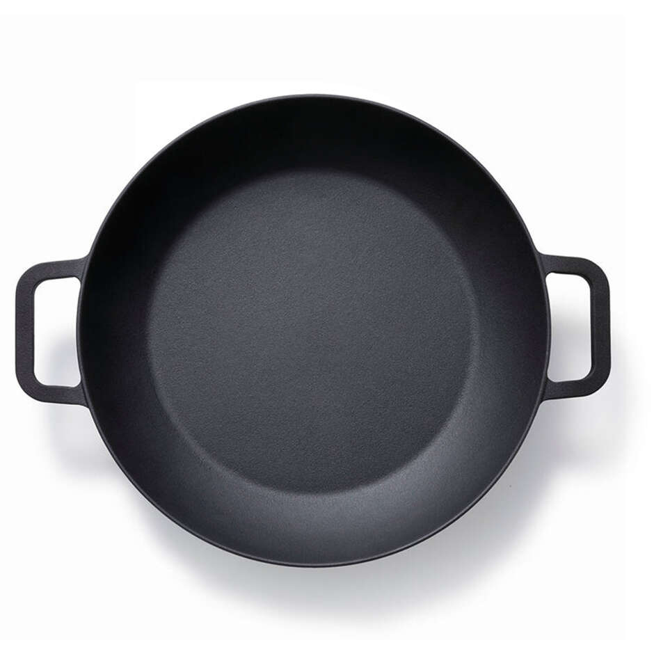 Caçarola Baixa em Ferro Fundido Cast Iron com Tampa Ø 31,5 cm – 3 L
