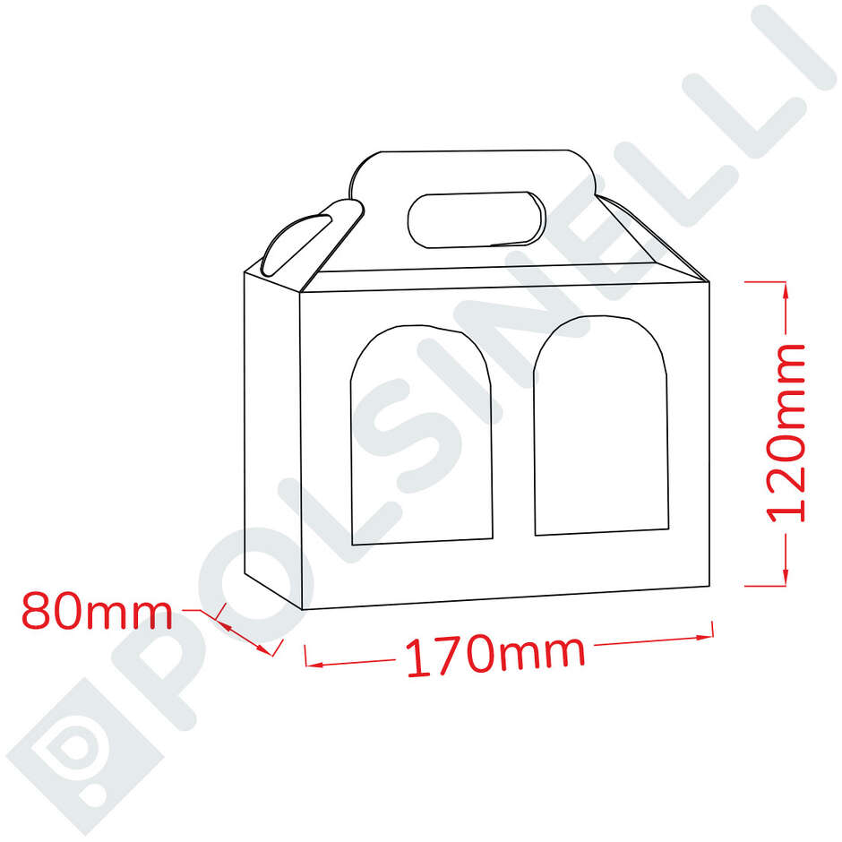 Caixa Verde para 2 frascos de 314 mL (10 unidades)